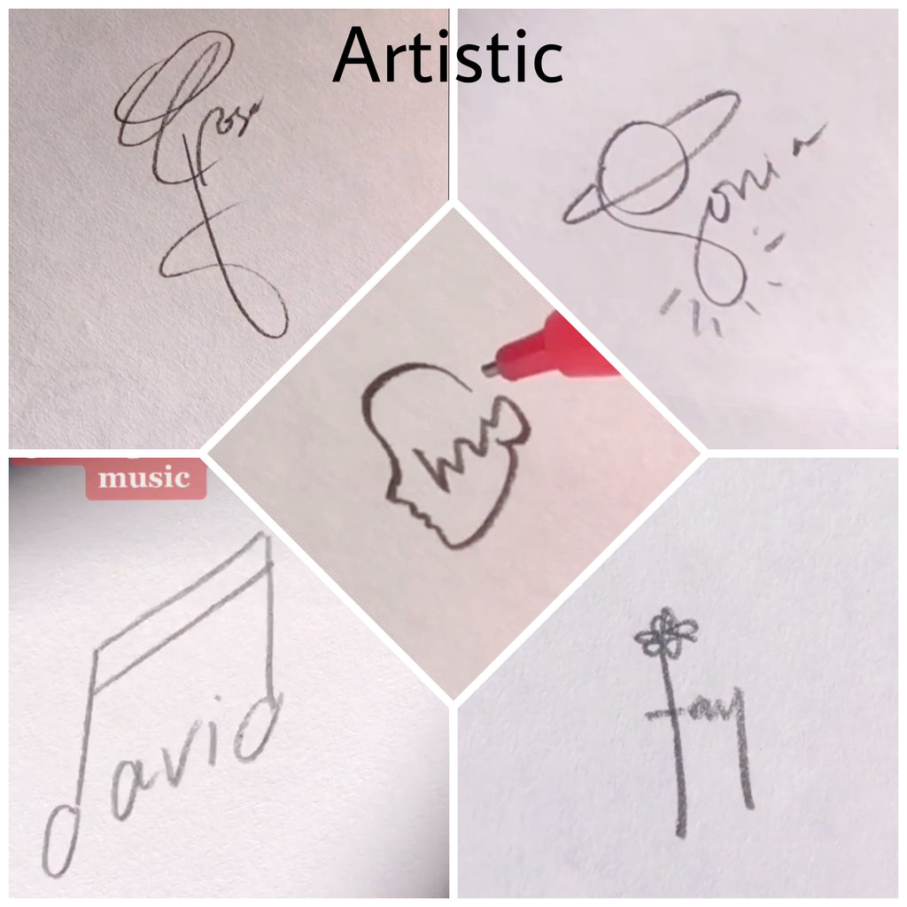 Three Signators Signature Design Set: 3 Signatures for your name! – Sonia Calligraphy