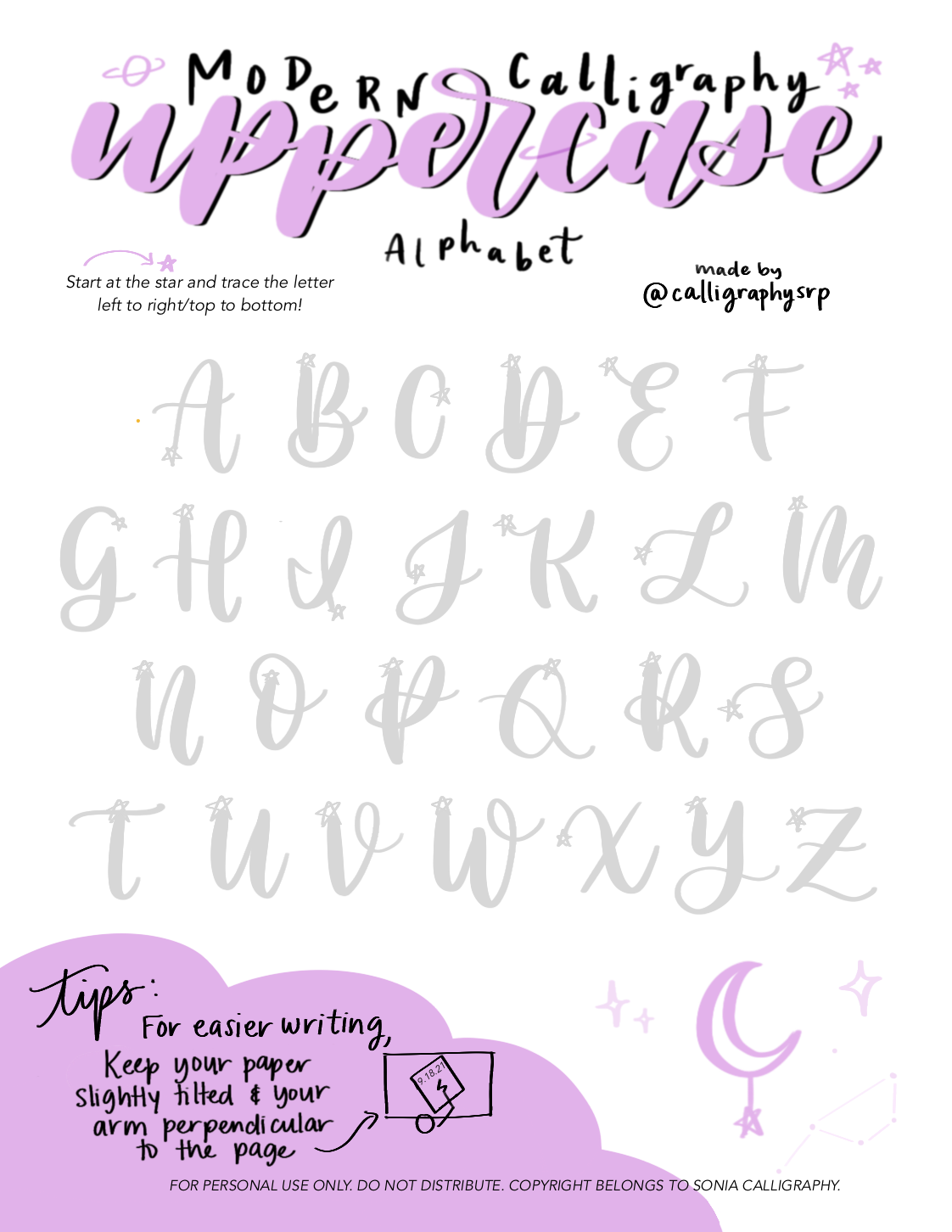 Calligraphy Rp Modern Calligraphy Practice Sheets Modern Calligraphy Workbook Bundle